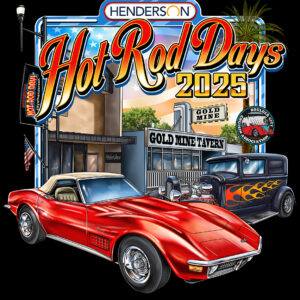 2025 Henderson Hot Rod Day Car Show T-Shirt BLACK