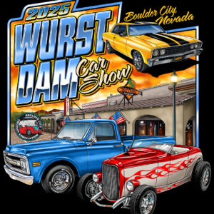 2025 WURST DAM Car Show T-Shirt BLACK