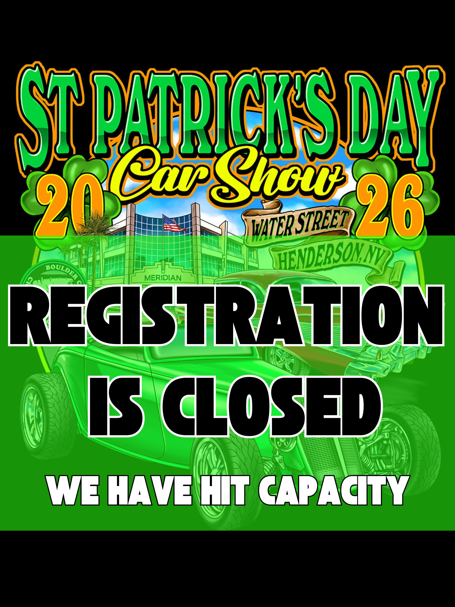 March 15, 2026 🍀 Rev Your Engines for the St. Patrick’s Day Car Show! 💚