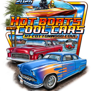 2026 Hot Boats & Cool Cars T-Shirt WHITE