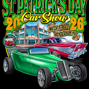 2026 St. Patrick's Day Car Show T-Shirt BLACK