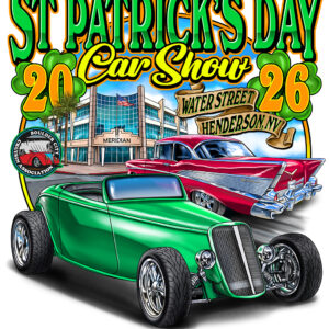 2026 St. Patrick's Day Car Show T-Shirt WHITE