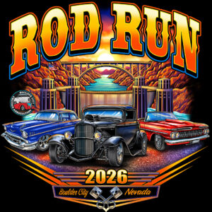 2026 Rod Run Car Show T-Shirt BLACK