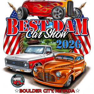 2026 Best Dam Car Show T-Shirt WHITE