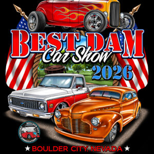 2026 Best Dam Car Show T-Shirt BLACK