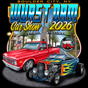 2026 WURST DAM Car Show T-Shirt BLACK