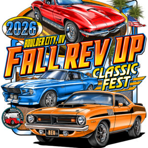 2026 The Fall Rev Up Classic Car Fest WHITE LONG SLEEVE . PREORDER ONLY by 11/2